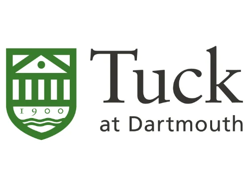 Logo of Tuck School of Business at Dartmouth.