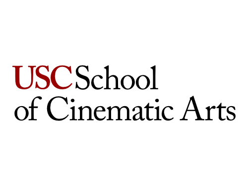Logo of University of Southern California School of Cinematic Arts.